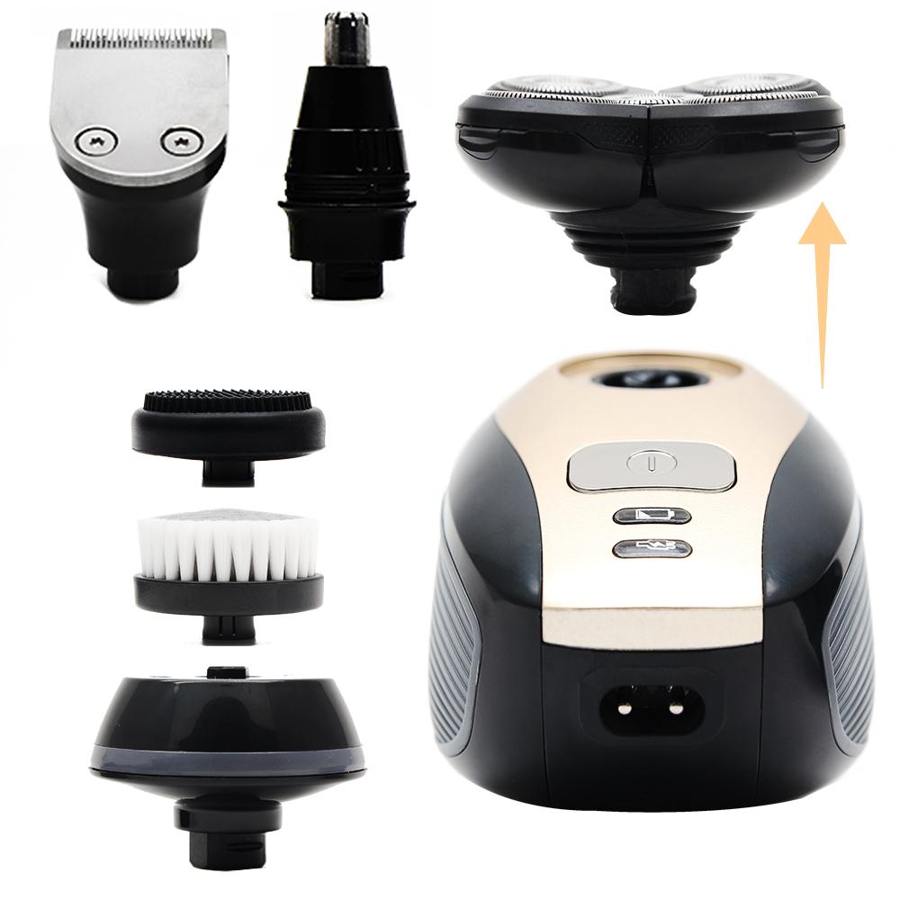 5 In 1 Men Rechargeable Electric Shaver Razor 5 Floating Head Beards