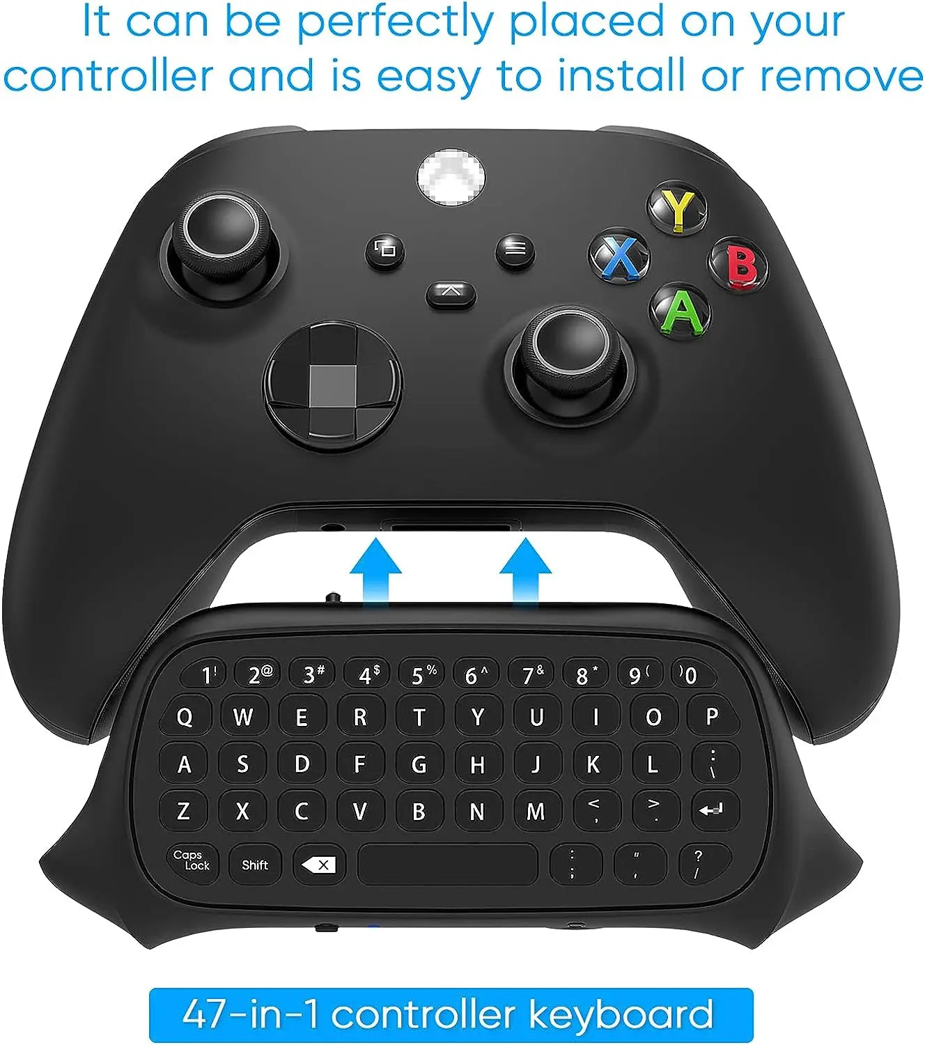 Wireless Chatpad Bluetooth Gaming Keypad Controller Keyboard Built-in Speaker,3.5mm Audio Jack for Xbox Series X/S/One/One S