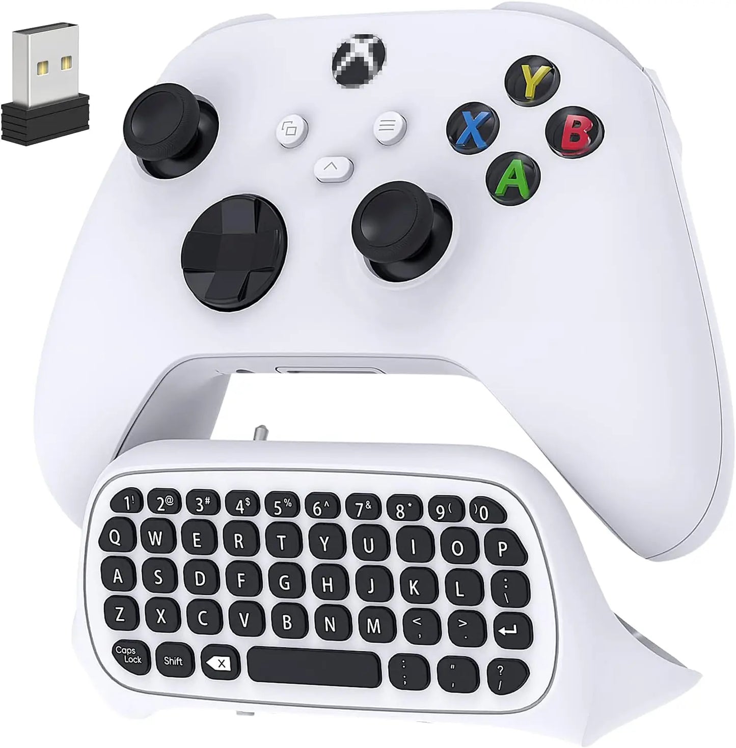 Wireless Chatpad Bluetooth Gaming Keypad Controller Keyboard Built-in Speaker,3.5mm Audio Jack for Xbox Series X/S/One/One S