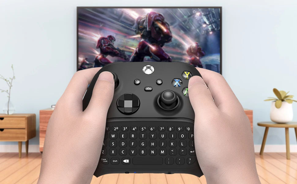 Wireless Chatpad Bluetooth Gaming Keypad Controller Keyboard Built-in Speaker,3.5mm Audio Jack for Xbox Series X/S/One/One S