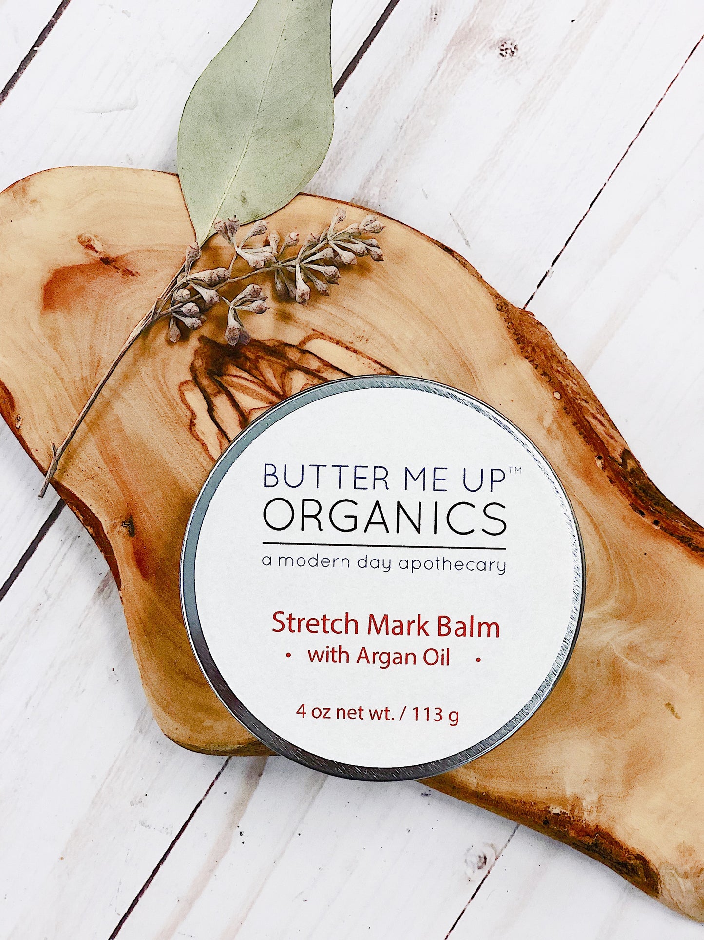 Organic Stretch Mark Body Butter with Argan Oil