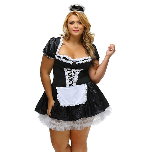 Sexy French Maid Costume Halloween Cosplay Costume Carnival Theme COS